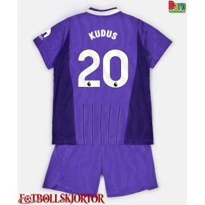 Tottenham Hotspur Mohammed Kudus #20 Tredje Kläder Barn 2026-27 Kortärmad (+ Korta byxor)